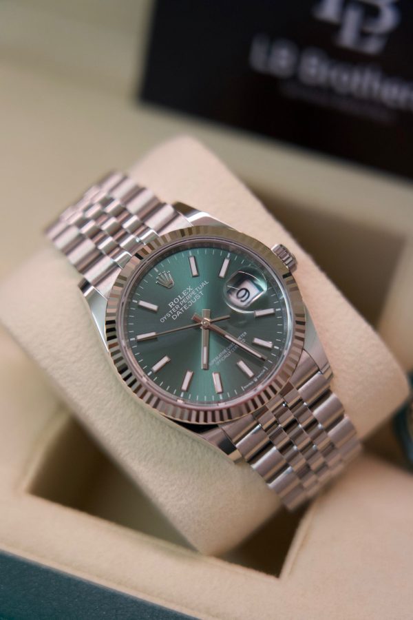 Rolex DateJust Green Mint 36 mm