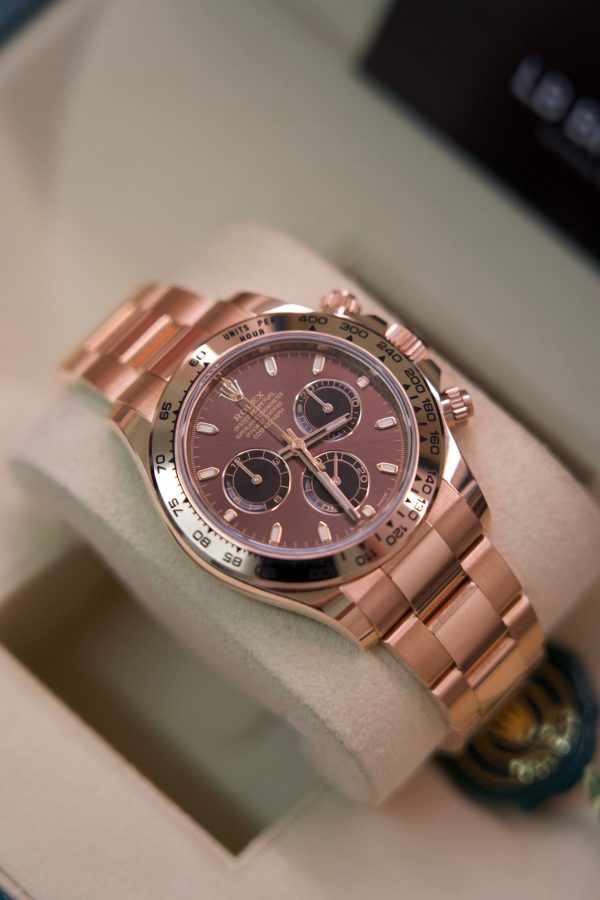 Rolex Cosmograph Daytona Rose Gold Chocolate Dial