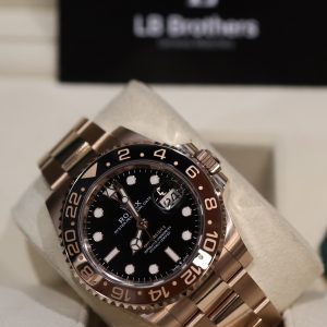 Rolex GMT Master II Rootbeer Rose Gold