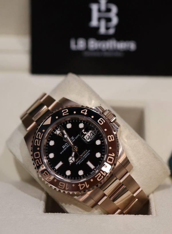 Rolex GMT Master II Rootbeer Rose Gold