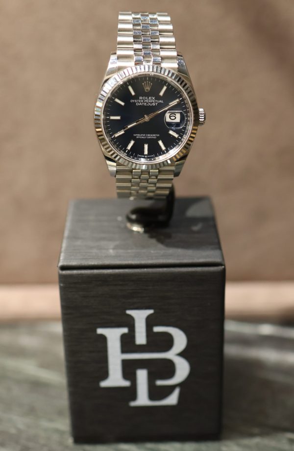 Rolex Datejust 36 mm blue dial