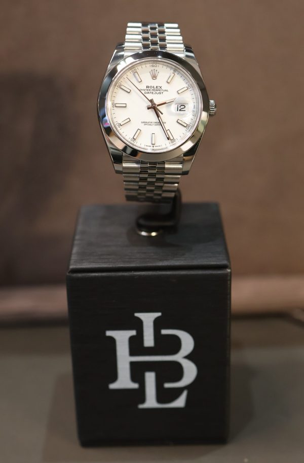 Rolex Datejust 41mm white dial
